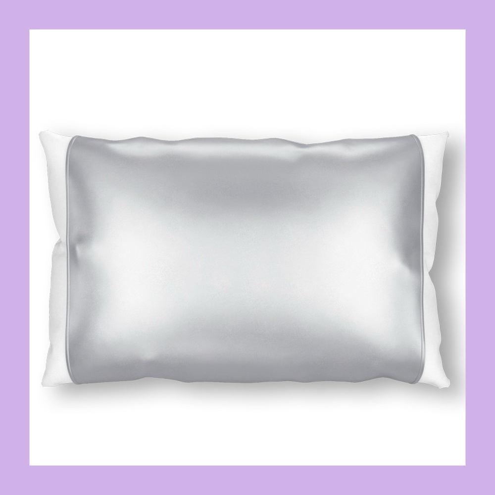 NEW Silked Gray Silk Pillow Sleeve